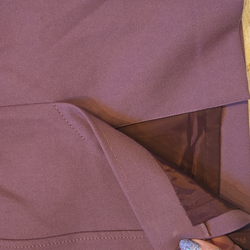 Halogen Eggplant Purple Pencil Skirt - Picture 7 of 8